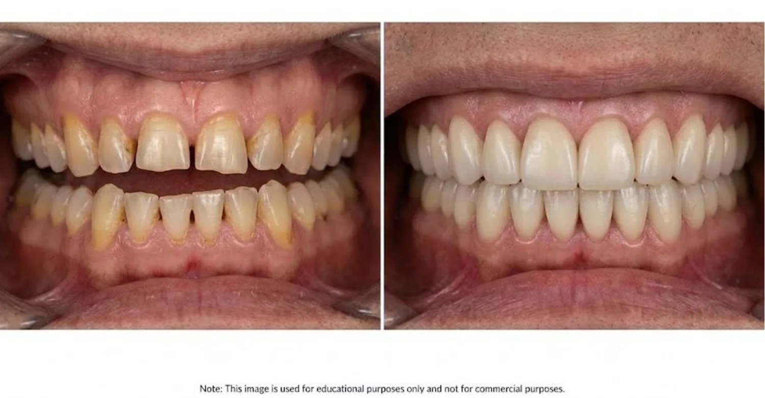 Full Mouth Rehabilitation for Severely Worn Teeth 2
